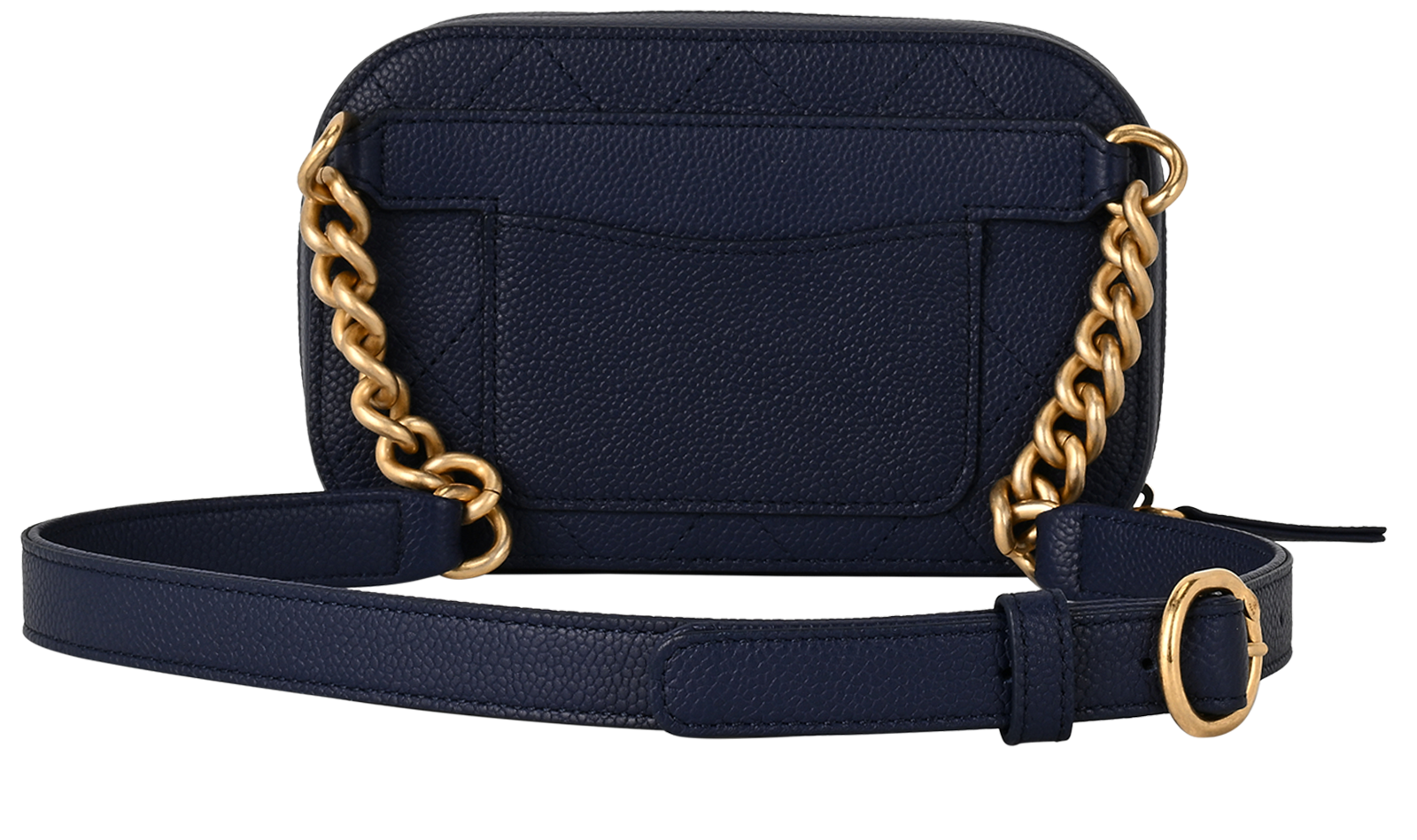 Chic Affinity Belt Bag, &pound;1,950, Handbags, Blue, Caviar Leather, Back view